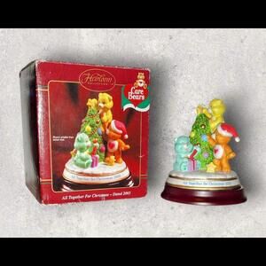 Care Bears Figure All Together for Christmas 7" Carlton Cards Holiday VTG 2003